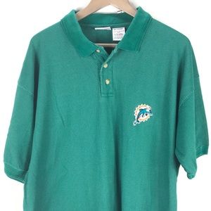 Vintage dolphins polo shirt men’s size XL